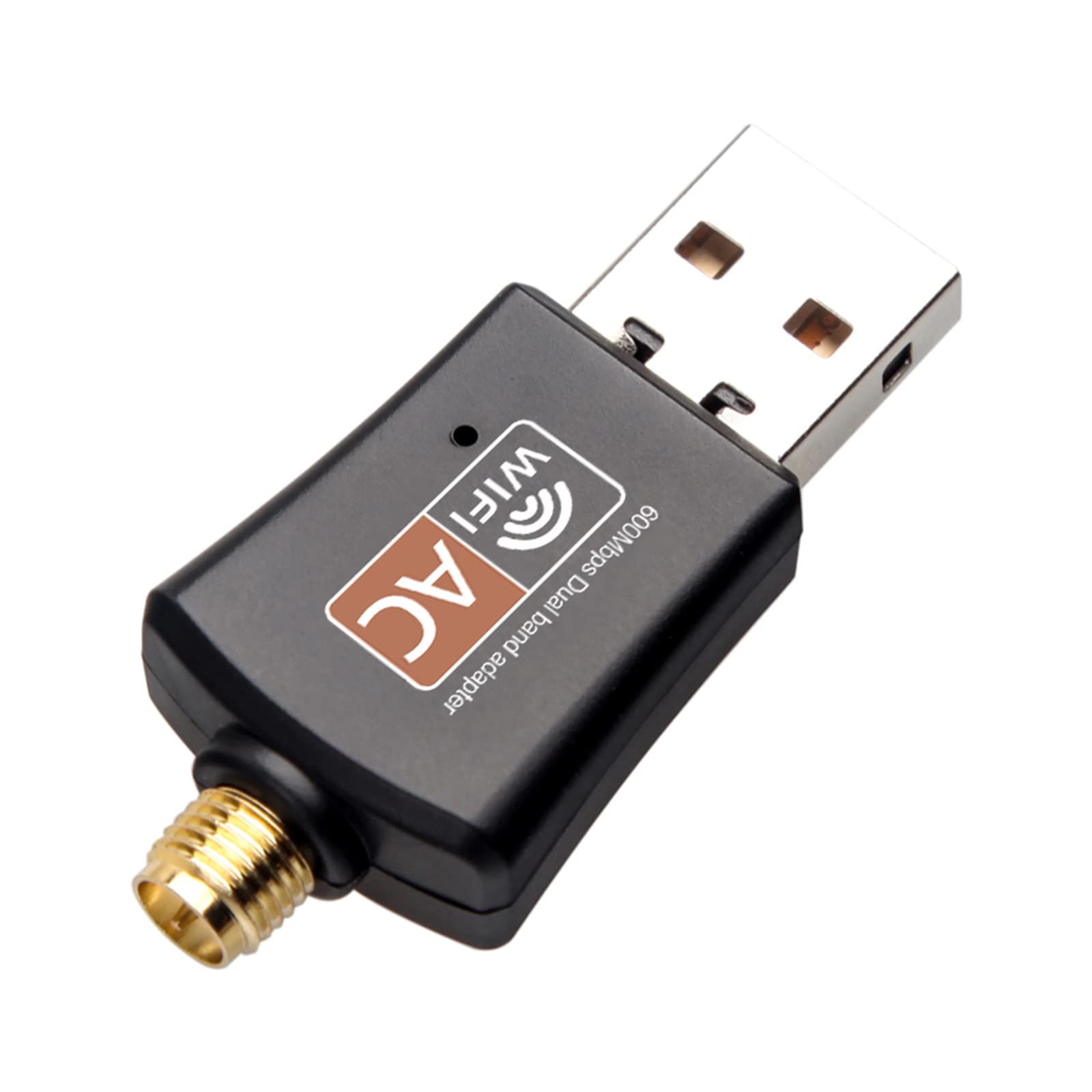 10Gtek Usb Wifi Adapter For Pc, Ac600M Usb Wi Fi Dongle 802.11Ac Wireless Network Adapter With Dual Band 2.4Ghz/5Ghz High Gain 2