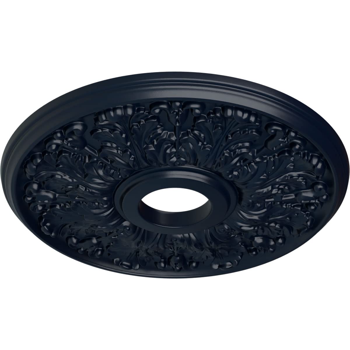 Ekena Millwork Cm16Apmdf Apollo Ceiling Medallion, 16 1/2''Od X 3 5/8''Id X 1 1/8''P, Hand Painted Midnight Dream