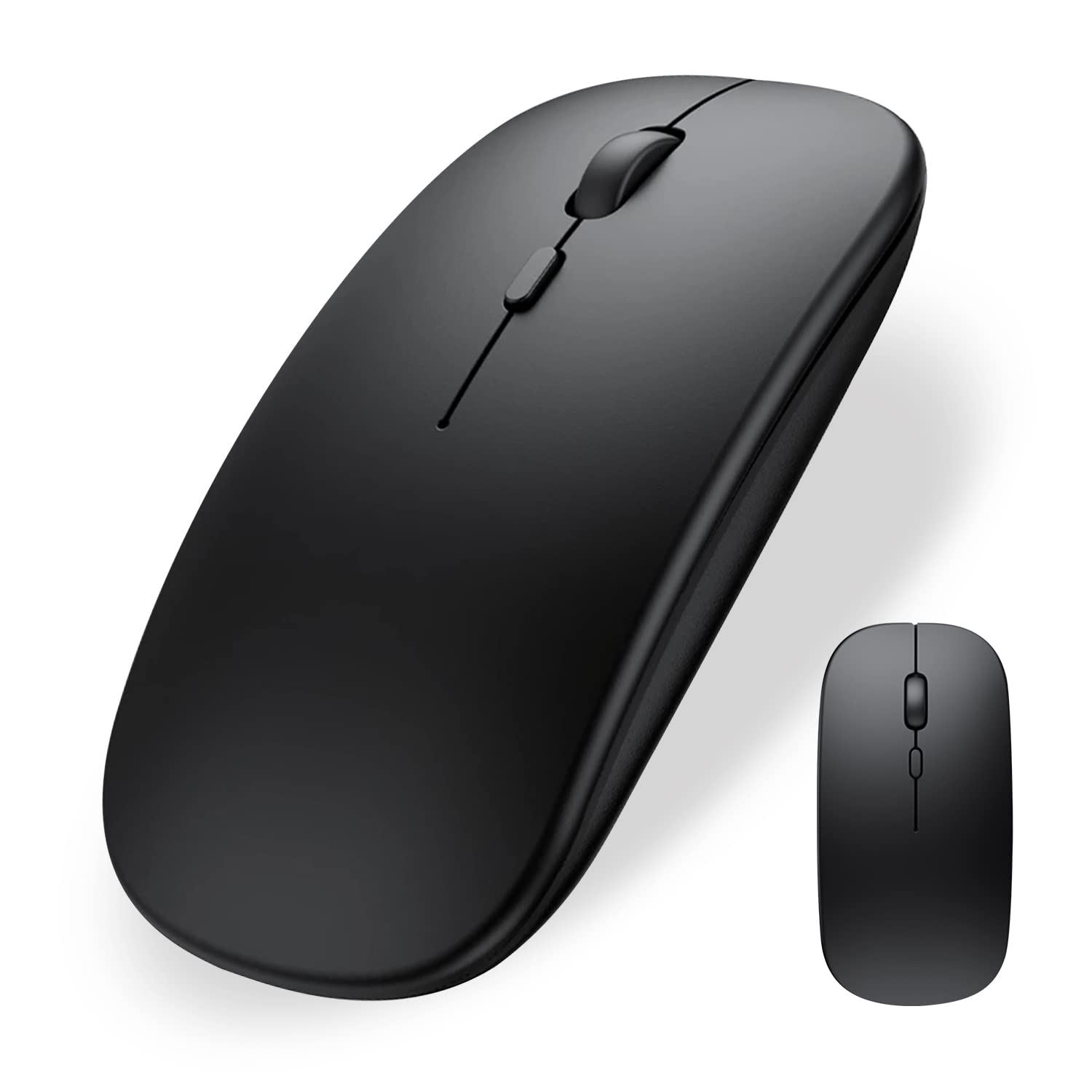 Dolrso Wireless Bluetooth Mouse for iPad/MacBook Pro/Air/Laptop/pc Rechargeable Silent Mouse Portable Slim for Surface Pro/Lenov