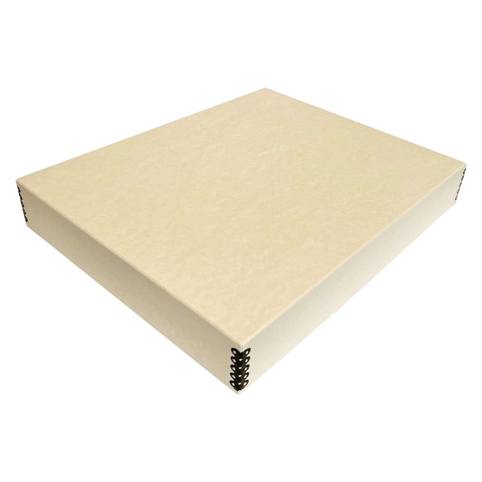 Lineco Museum Archival Storage Box, 17.75X22.75X3 In. Drop Front Design. Acid Free With Metal Edge. Organize Photos, Pictures, Prints, Documents, Crafts, Diy. Tan, 1 Pack