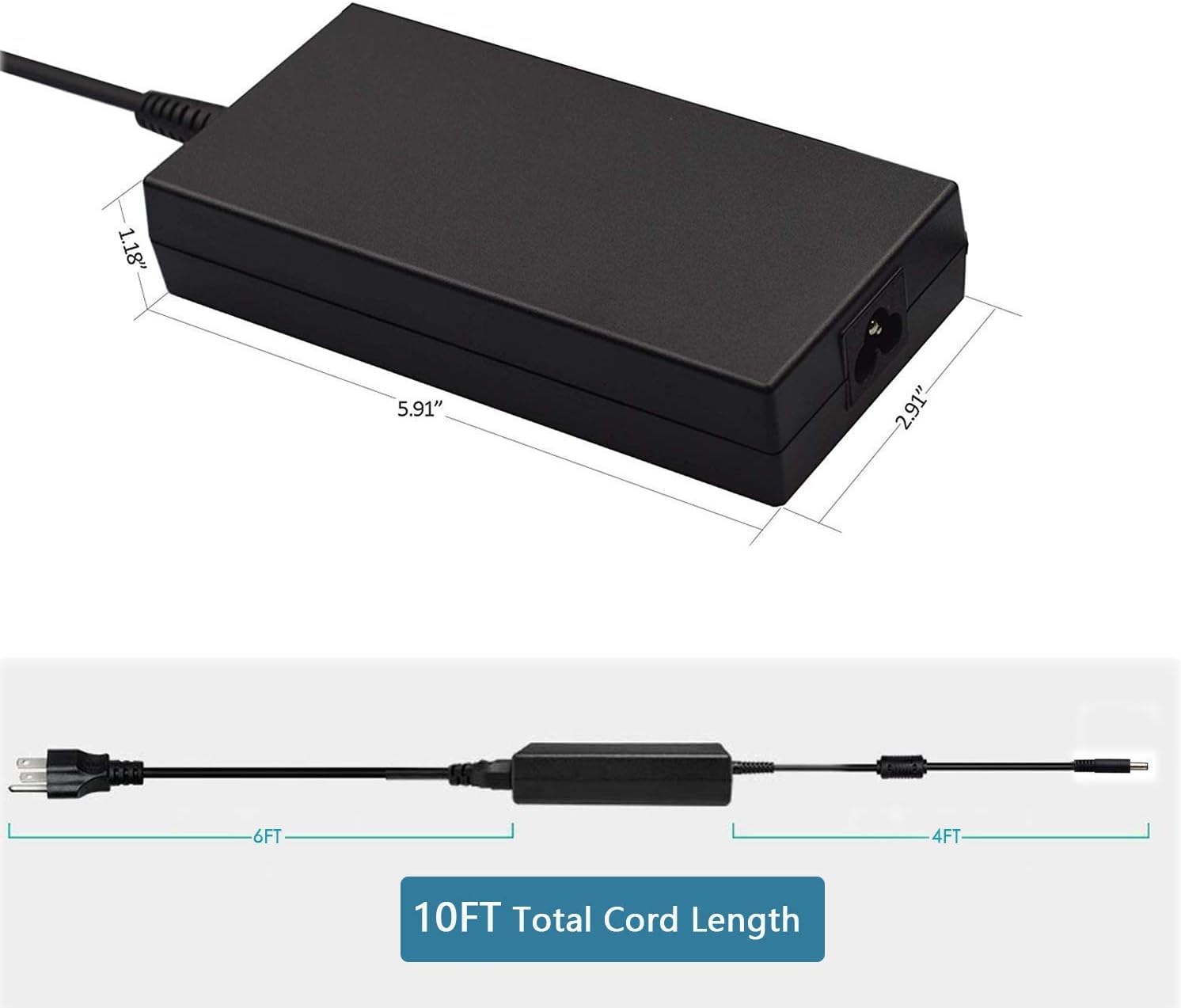 180W 19.5V 9.23A Ac Power Adapter Charger Cord Fit For Dell Alienware 15 R3 M14X M15X Precision 7510 Precision 17 7710 M4600 M4700 M4800 74X5J Jvf3V Da180Pm111 Laptop