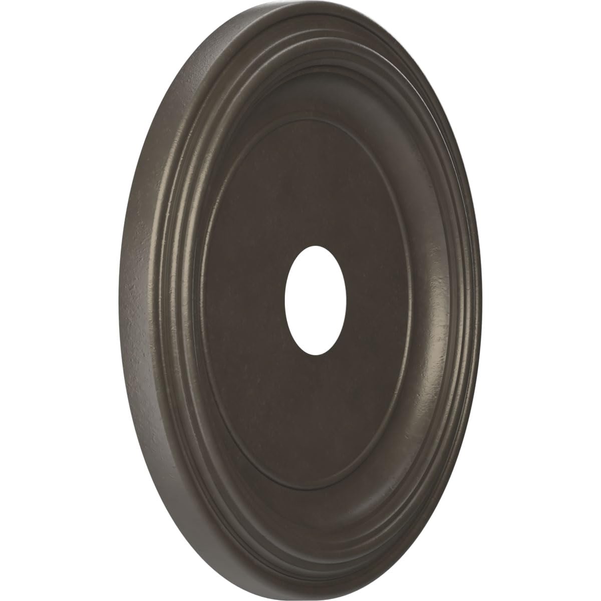 19Od X 3 1/2Id X 1 1/2P Traditional Thermoformed Pvc Ceiling Medallion (Fits Canopies Up To 11 1/2), Universal Aged Metallic Wea