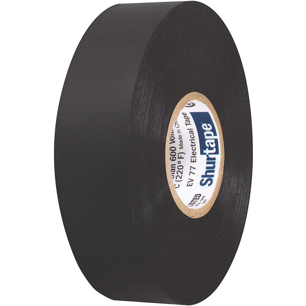 Shurtape Ev 077B Professional Grade Black Electrical Tape F/Insulating &Amp; Splicing - 3/4'' X 66' - 10-Pack,WBHDWB0CK9LFQSX