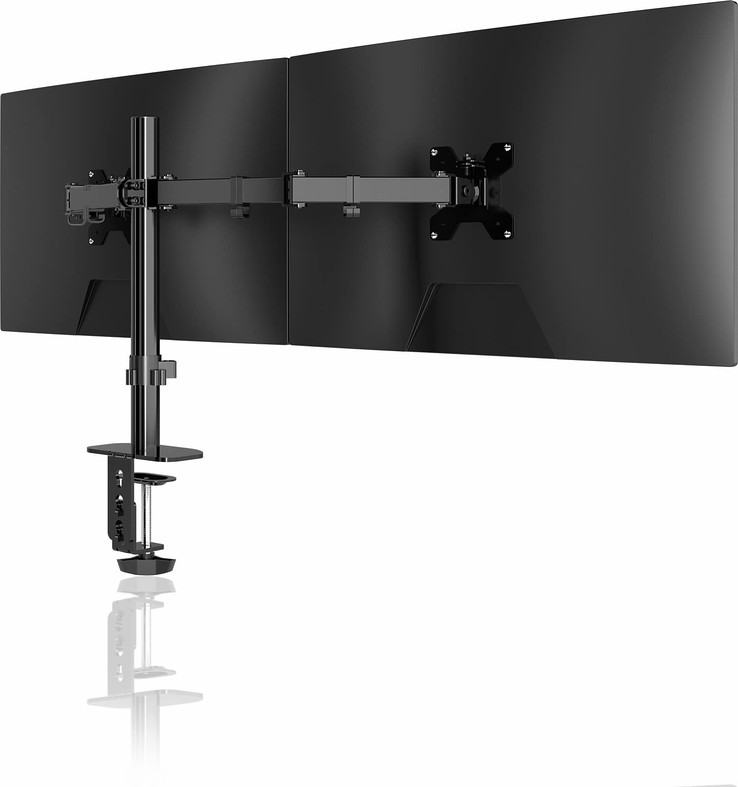 Pholiten Dual Monitor Arm, Monitor Stands For 2 Monitors, Dual Monitor Mount, Computer Monitor Stand For Desk, Monitor Mounts Fo