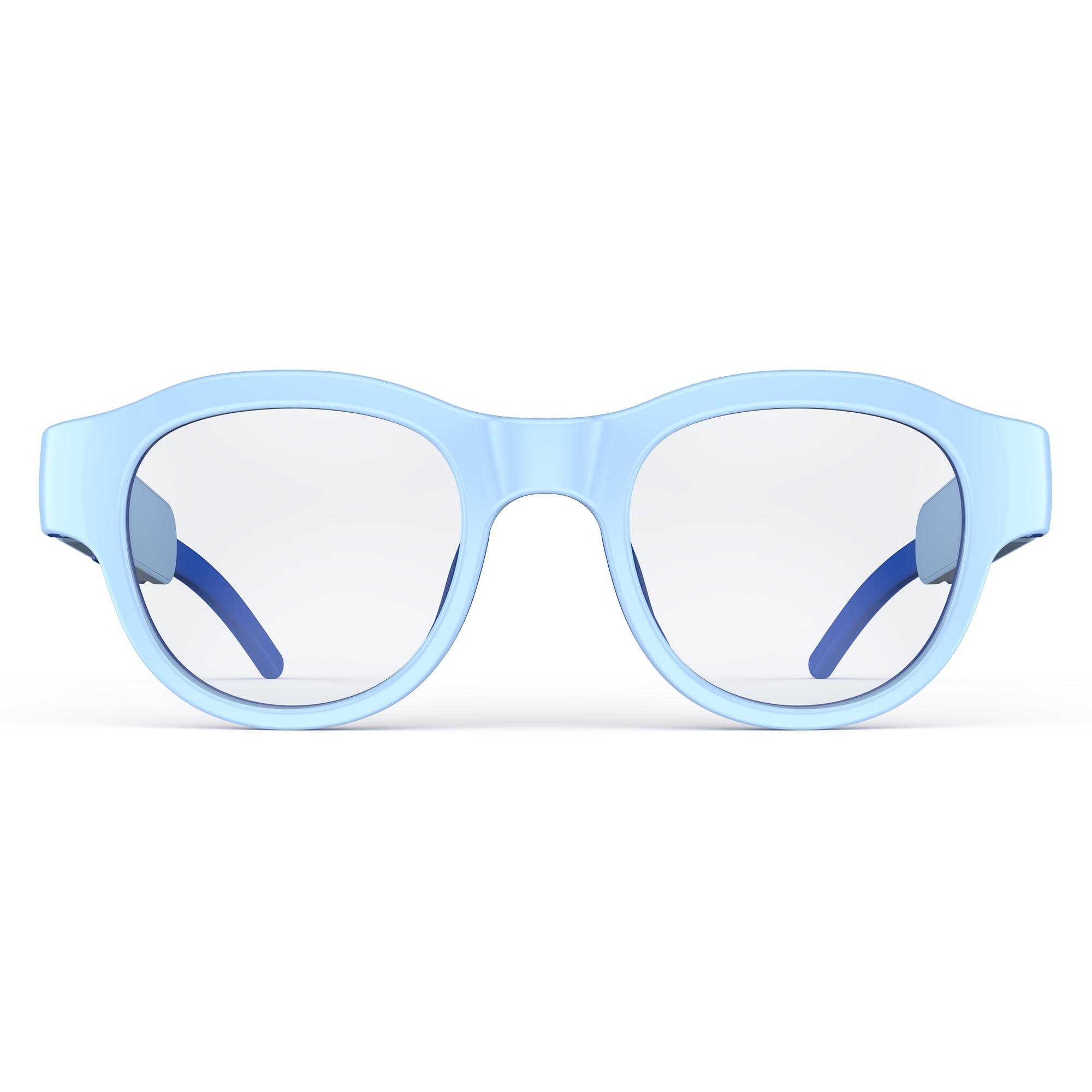 Kids Blue Light Glasses with Bluetooth Audio, Open-Frame Directional Stereo Sound, IPX4 Waterproof Smart glasses for Boys,RGB 7-