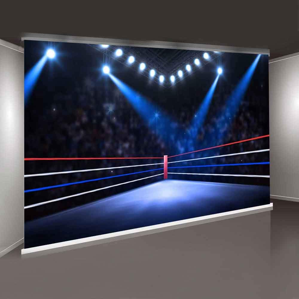 Mtmety Backdrop 10X7Ft Boxing Match Background Sports Competitive Theme Party Seamless Vinyl Photo Studio Props Backdrop Lsme975