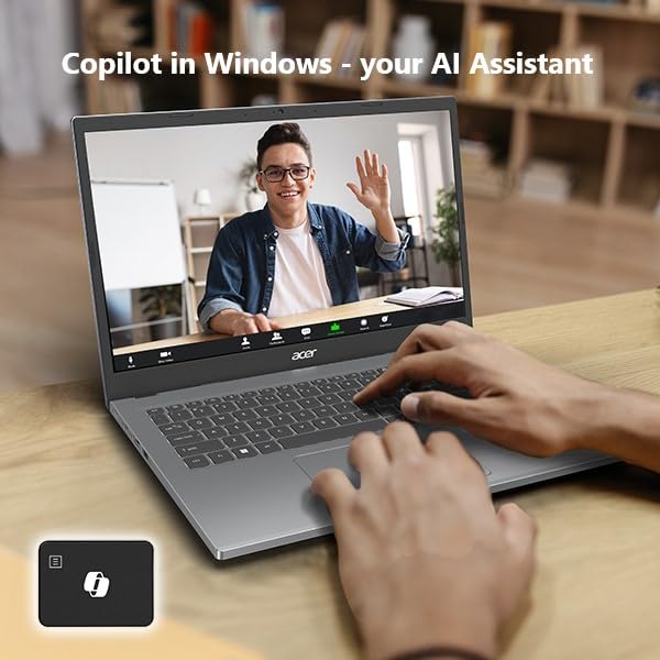 Acer Aspire Go 15 Slim Laptop | 15.6'' Full Hd Ips 1080P Display | Intel Core I3 N305| Intel Uhd Graphics | 8Gb Lpddr5 | 128Gb H