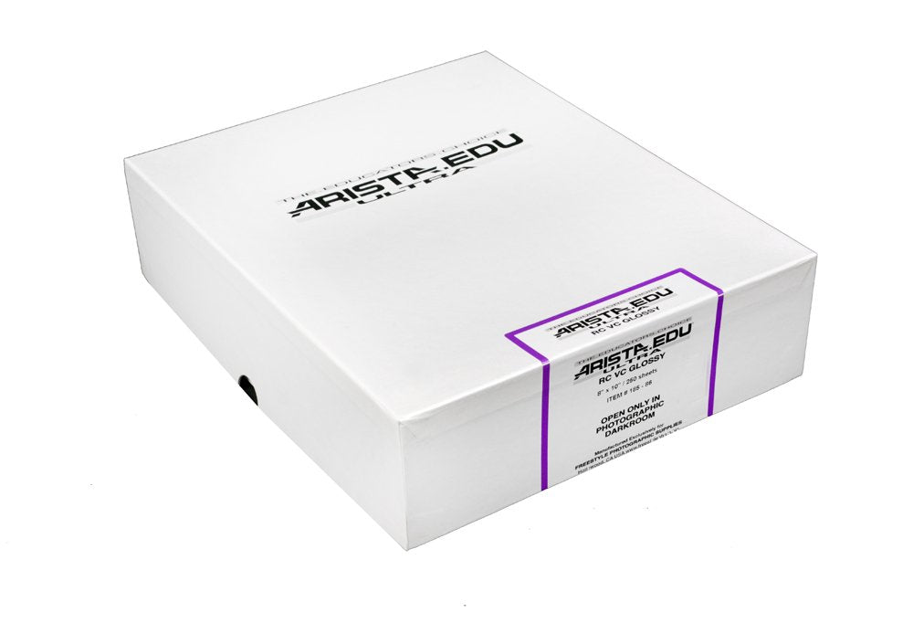 Arista EDU Ultra VC RC Black & White Photographic Paper, Glossy 8x10, 250 Sheets