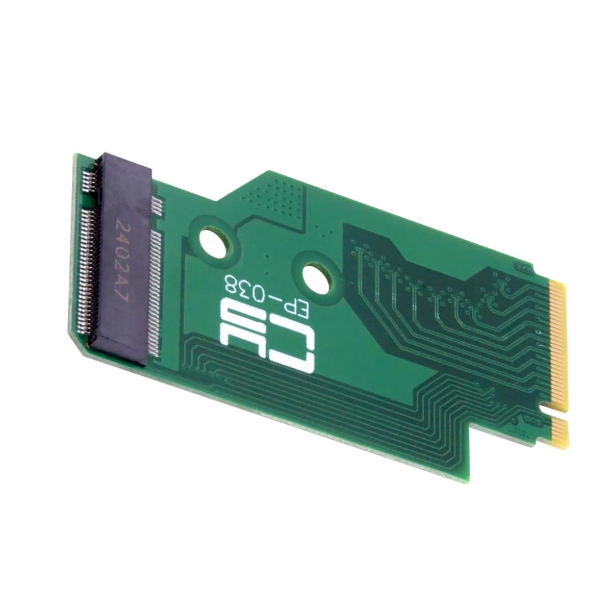 Cablecc Nvme M Key Ngff 22X42Mm To 22X80Mm Male To Female Extension Ssd Adapter Compatible With Legion Go Game Boy