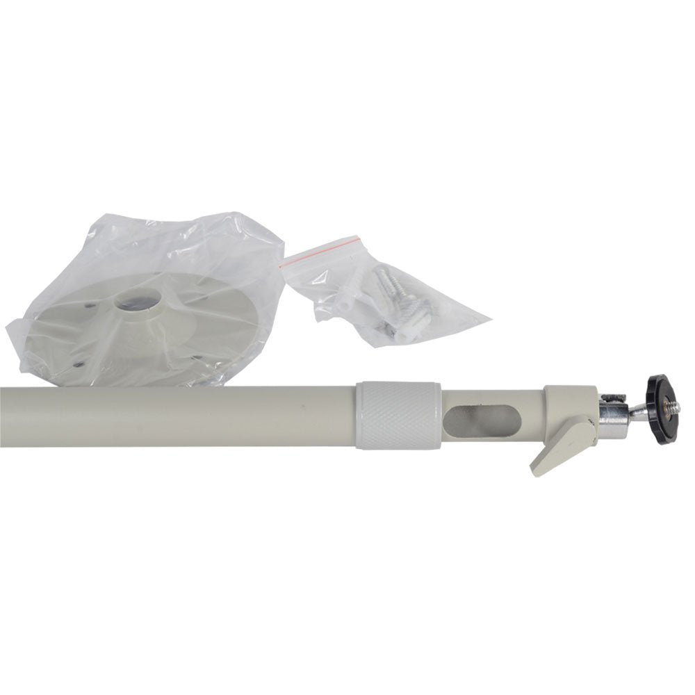 Videosecu 24-40 Inch Adjustable Tilt Swivel Bracket Long Drop Ceiling Mount Stand For Cctv Security Camera Housing Home Surveill