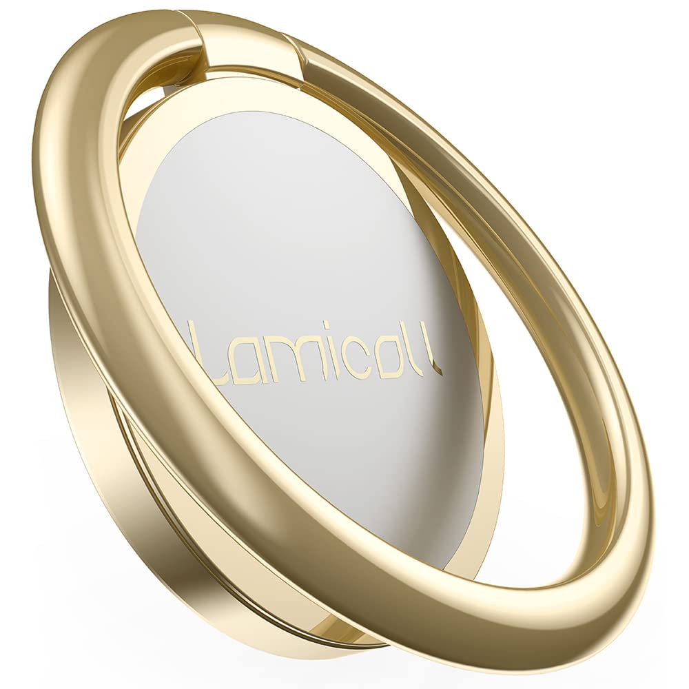 Phone Ring Holder, Lamicall Finger Ring Stand : Universal Cell Phone Cradle Kickstand Compatible With Iphone 13 12 11 Pro Xs Max