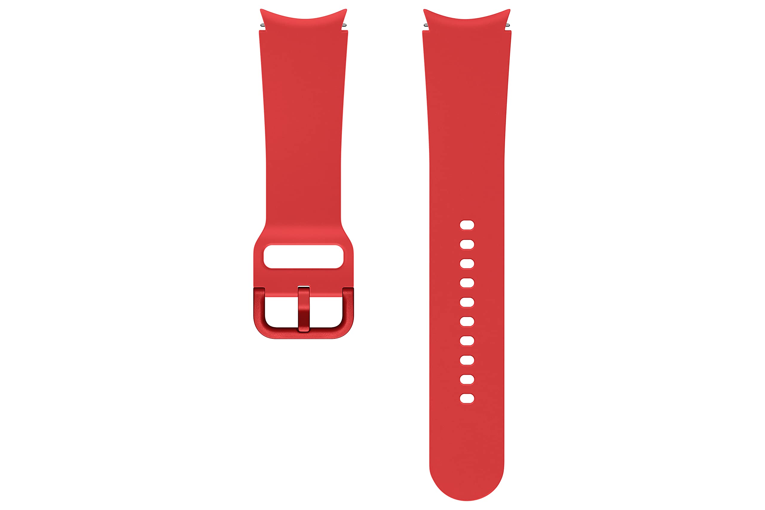 Samsung Silicone Watch Band Strap Medium / Large, For Galaxy Watch 4 and Galaxy Watch 4 Classic, US Version, Red