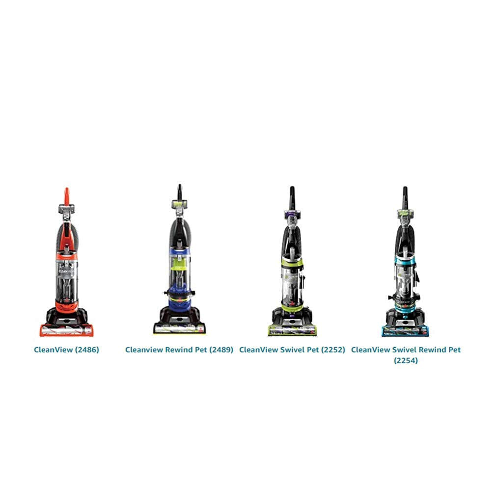 6 Pack Vacuum Replacement Filter Compatible With Bissell 1214 2252 2486 2489 24899 27909 22543 Cleanview Rotary Pet Upright Vacu