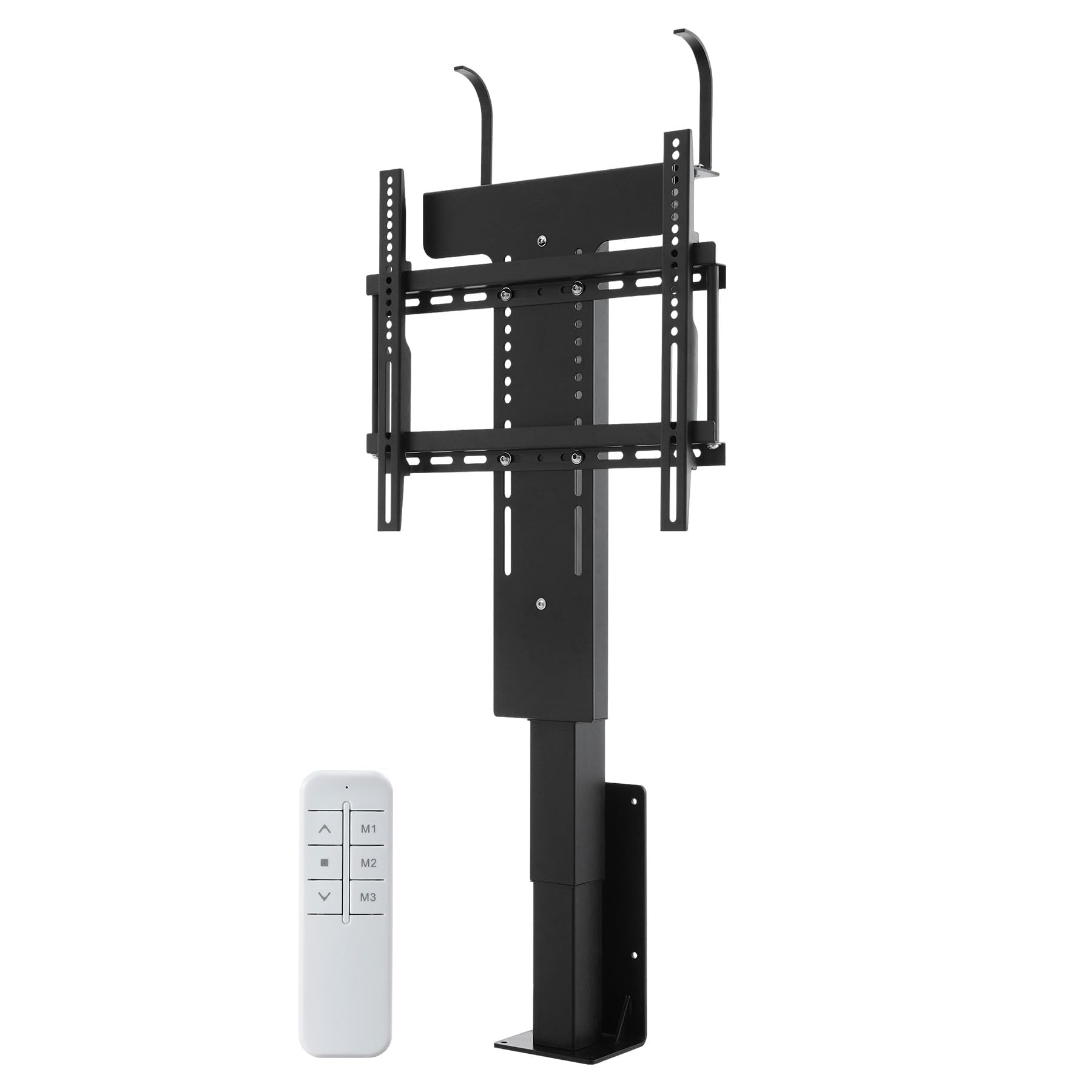 Co Z Motorized Tv Lift For 32'' To 57'' Tvs Up To 165 Lb, 400X400 Vesa, Height Adjustable Tv Lift Mechanism Stand & Wall Mount W