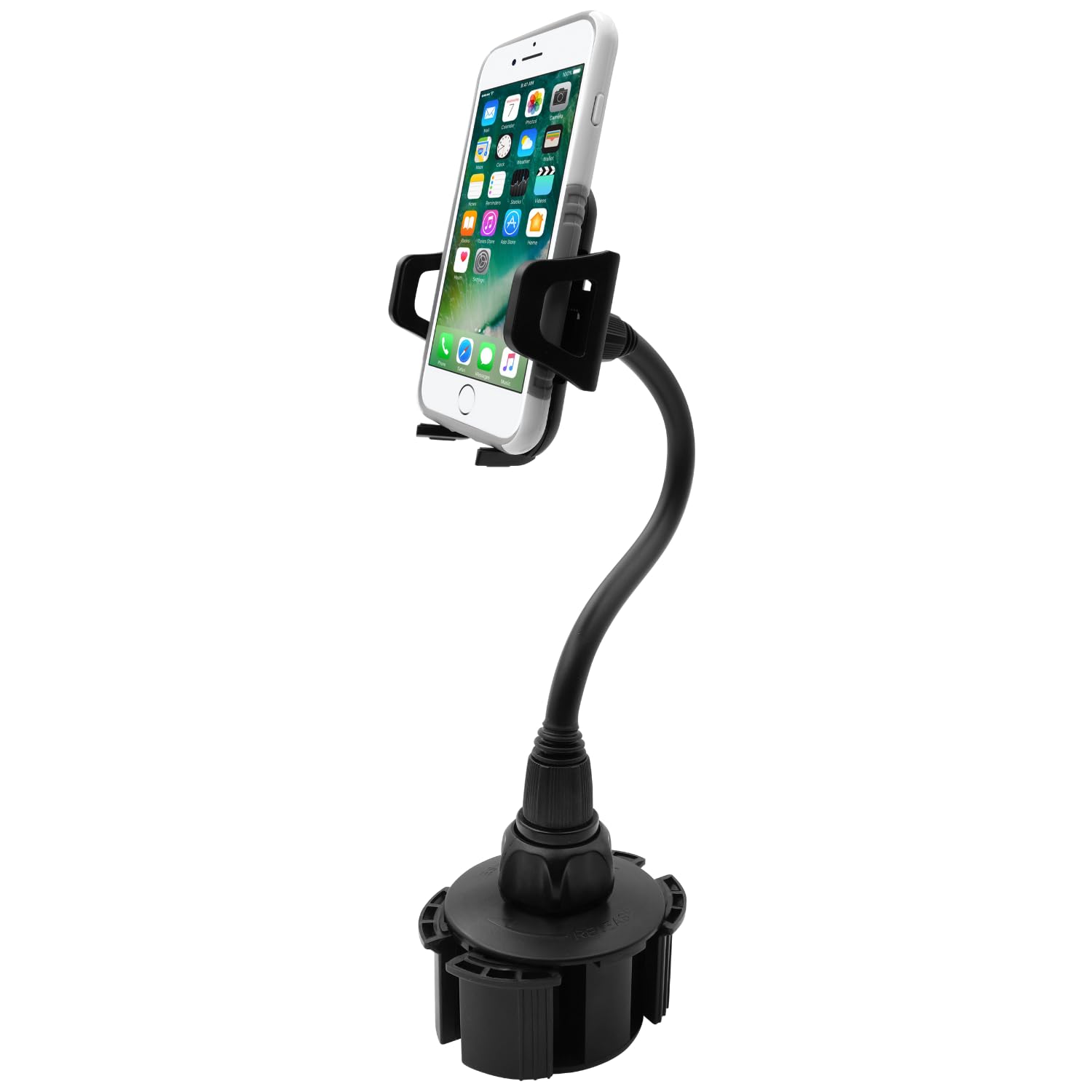 Macally Car Cup Holder Phone Mount   8    Long Flexible Gooseneck Cell Phone Holder Car Cup Holder With 360 Adjustable Holder  