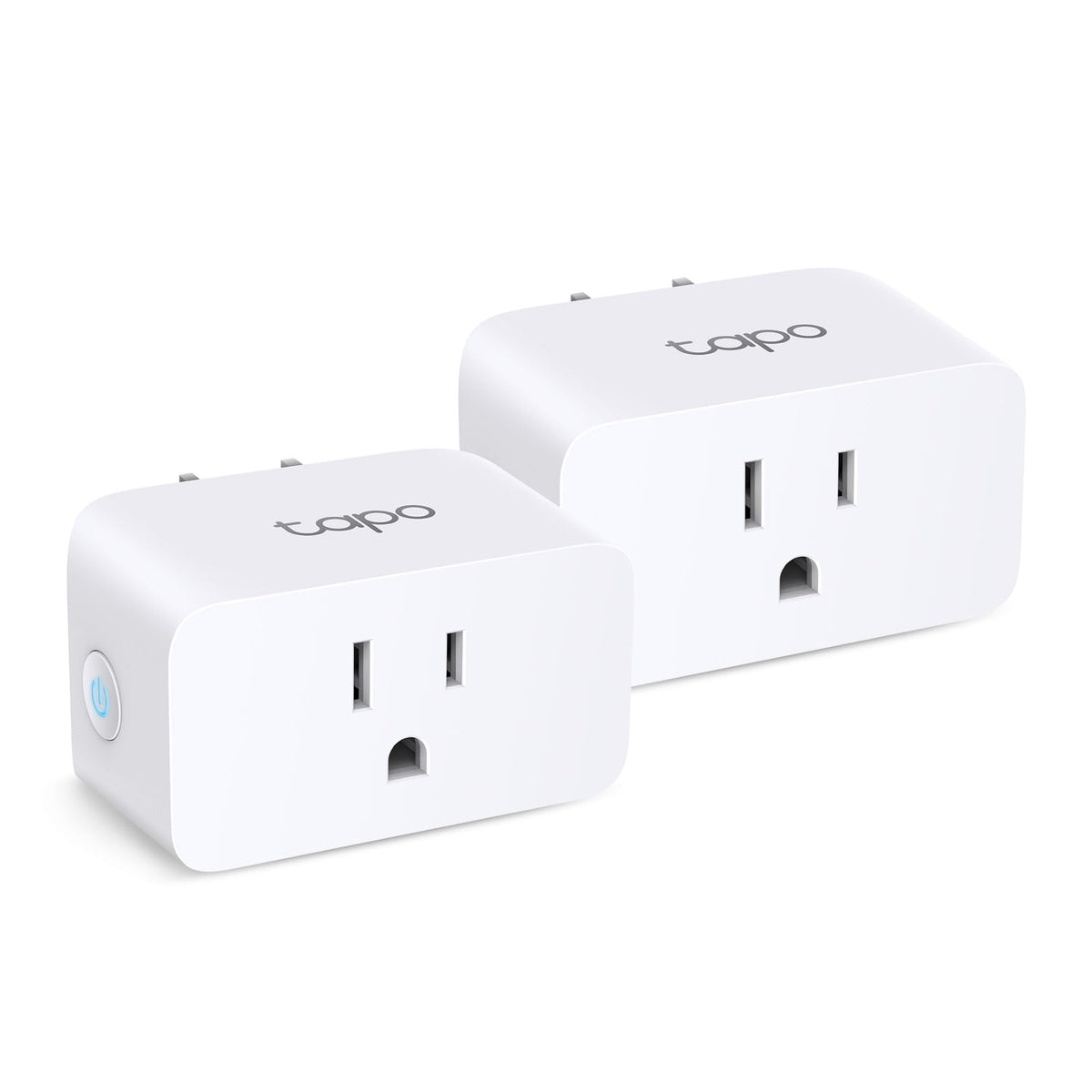 Tp-Link Tapo Smart Plug Mini, Matter Compatible, Compatible With Alexa, Google Home & Samsung Smartthings, Energy Monitoring, 15
