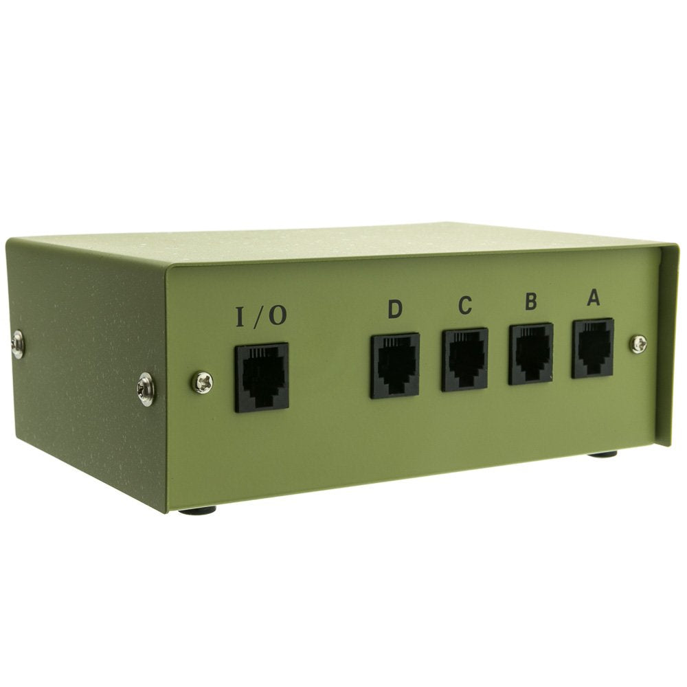 Cablewholesale Abcd 4 Way Switch Box, Rj12 Female