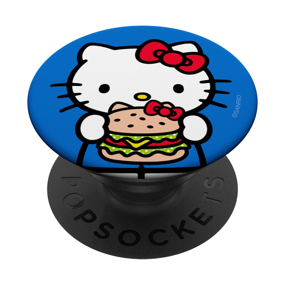 Hello Kitty Burger Popsockets Stand For Smartphones And Tablets Popsockets Standard Popgrip