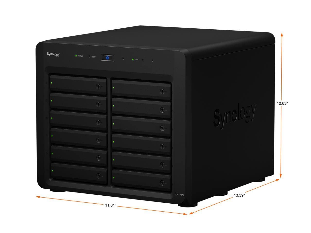 Synology 12 Bay Expansion Unit Dx1215Ii (Diskless)