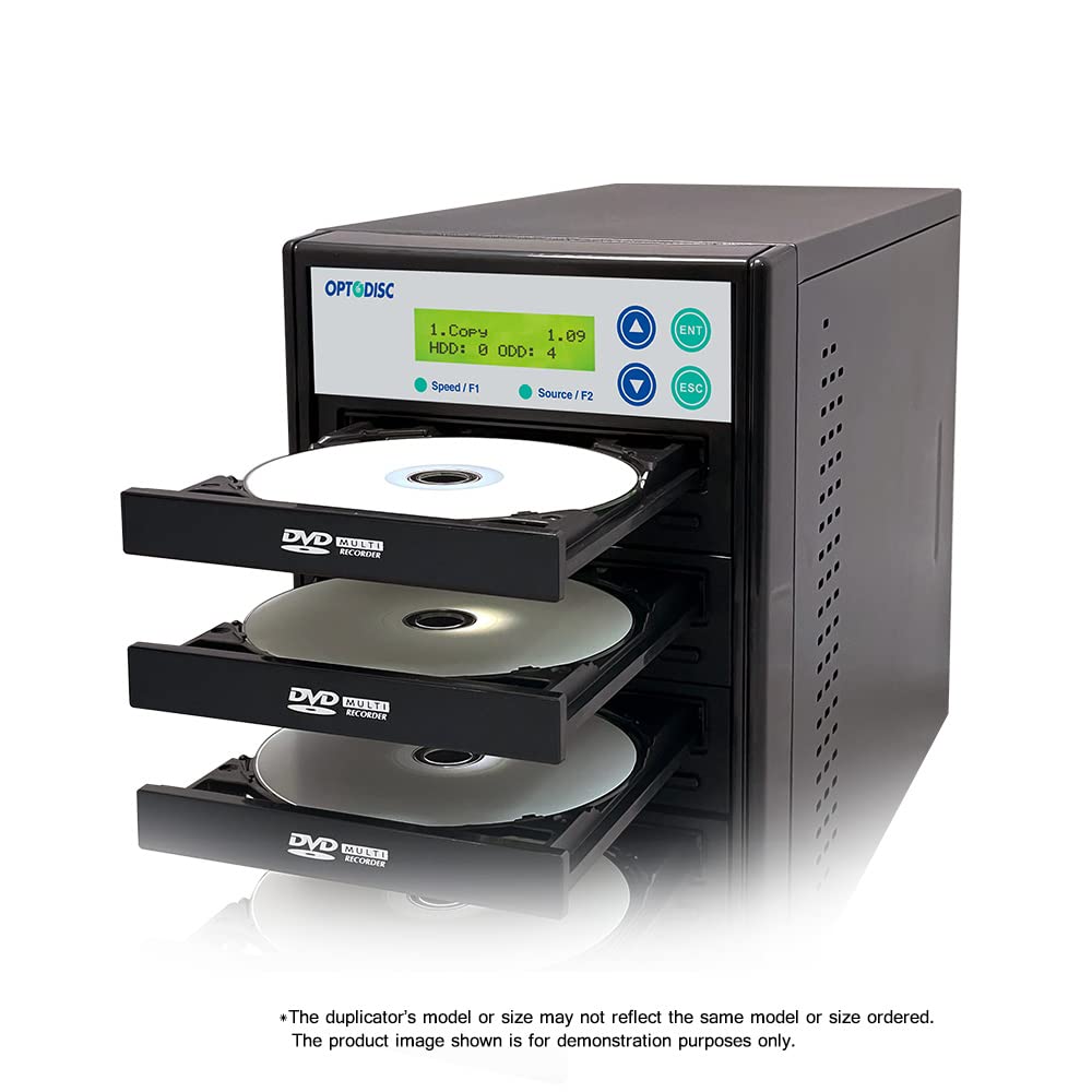 Optodisc 1 To 3 24X Burner M Disc Support Cd Dvd Duplicator   Standalone Copier Duplication Tower Opto S3T Dvd Bk