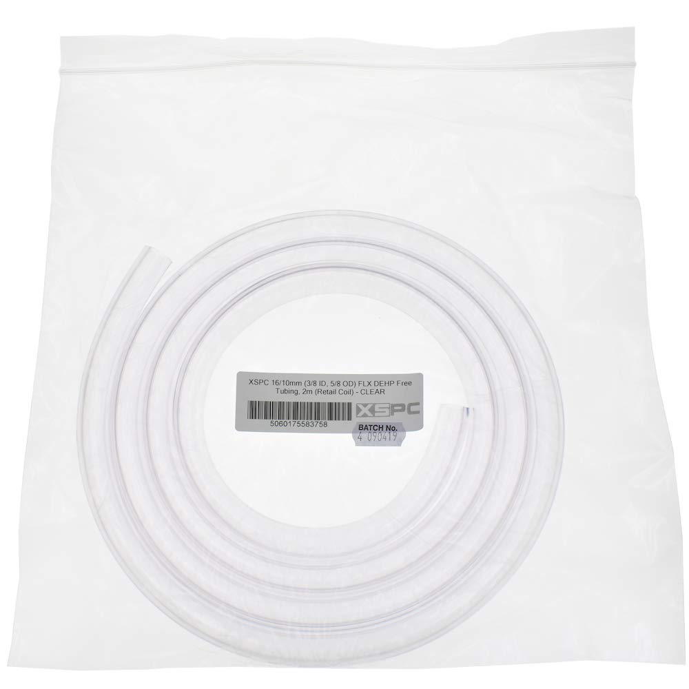 Xspc Flx Tubing 3/8'' Id, 5/8'' Od, 2 Meters Length, Clear