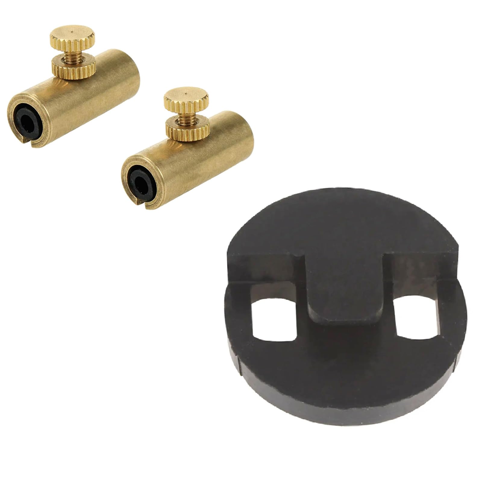 Farboat 2Pcs Cello Wolf Tone Eliminator Suppressor Clip With Rubber Mute