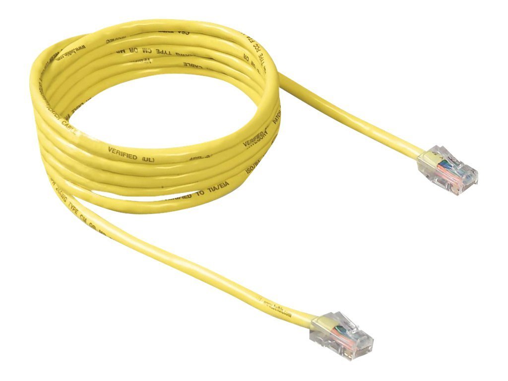 3Ft Cat5E Yellow Patch Cable Rj45 M/M