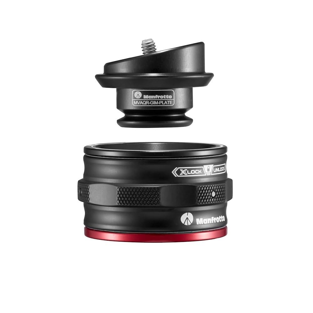 Manfrotto Move Quick Release System Gim Pod Plate, Gimboom Accessories, Camera Stabilizer, Camera Plate For Csc Cameras, For Content Creation, Vlogging