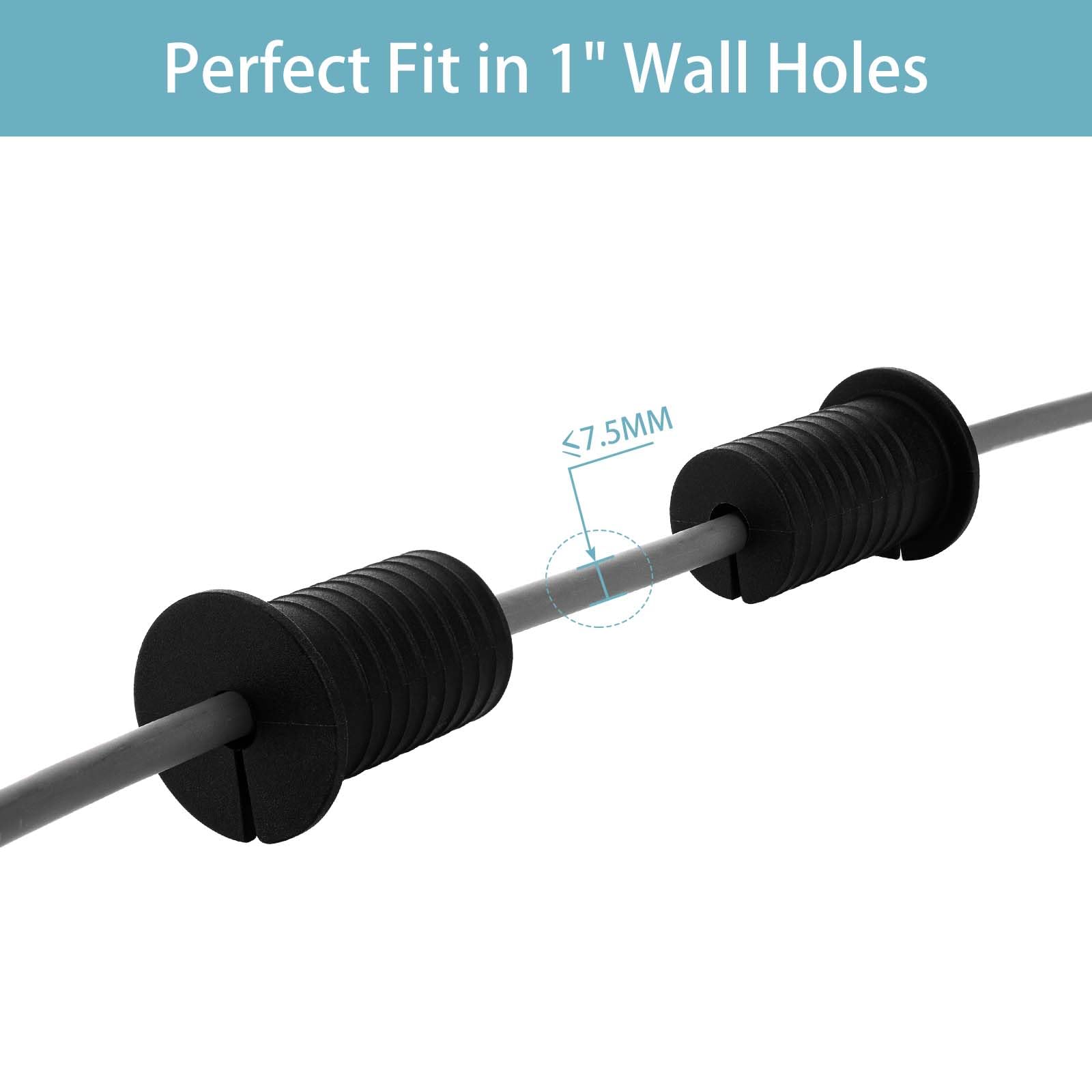 Myzhre Starlink Cable Routing Kit,Starlink Cable Installation Kit,Starlink Mounting Accessories,2* Grommets, 1'' Spade Drill Bit