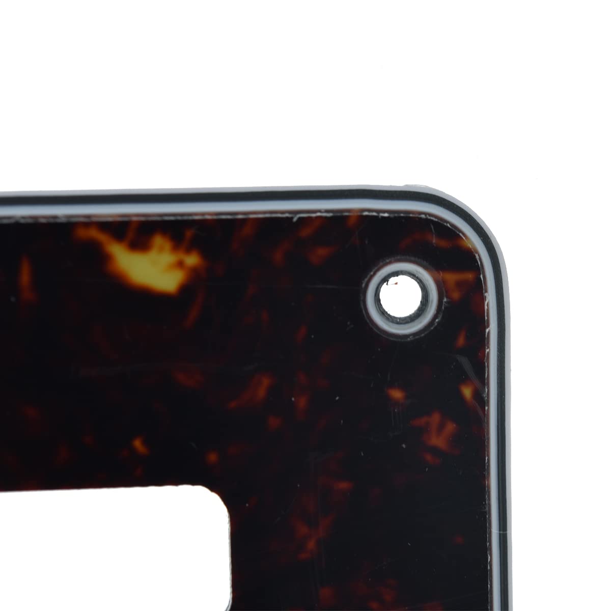 Kaish Strat Guitar Back Plate St Trem Tremolo Cover For Stratocaster/Strat Made In Usa/Mexico Dark Tortoise