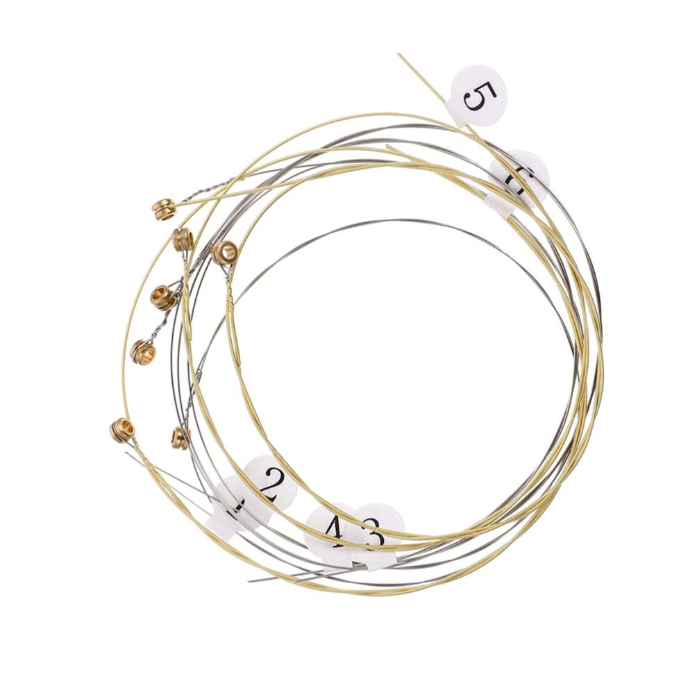 Heallily 16Pcs Lyre Harp String Replacements Musical Instruments Accessories For Lyre Harp Harpsichord Dulcimer Zither Stringed 