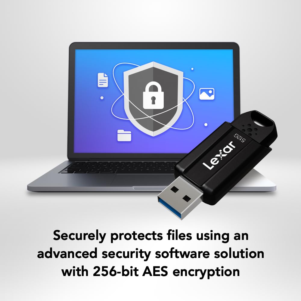 Lexar 256Gb Jumpdrive S80 Usb 3.2 Gen 1 Flash Drive For Storage Expansion And Backup, Up To 150Mb/S Read, Black (Ljds080256G-Bnb