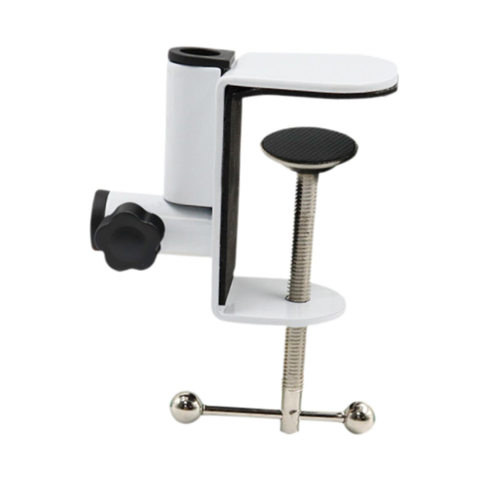 Zoomella C Base Stand Versatile Grip Table Lamp Microphone Arm Desk White|Monitor Mounts & Stands|Computers/Tablets & Networking