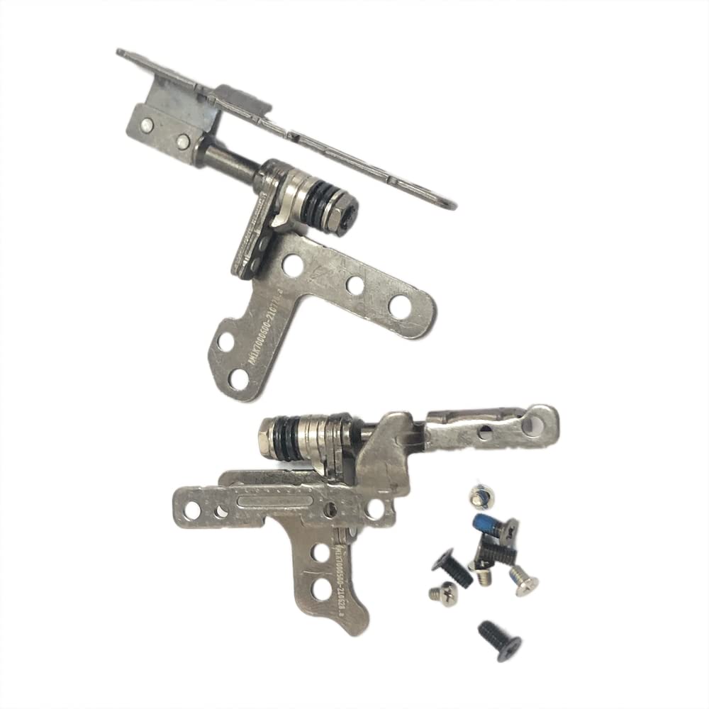 Zahara Lcd Screen Hinges Left + Right Set With 8 Screws Replacement For Lenovo Ideapad 5 15Iil05 81Yk /5 15Are05 81Yq /5 15Itl05