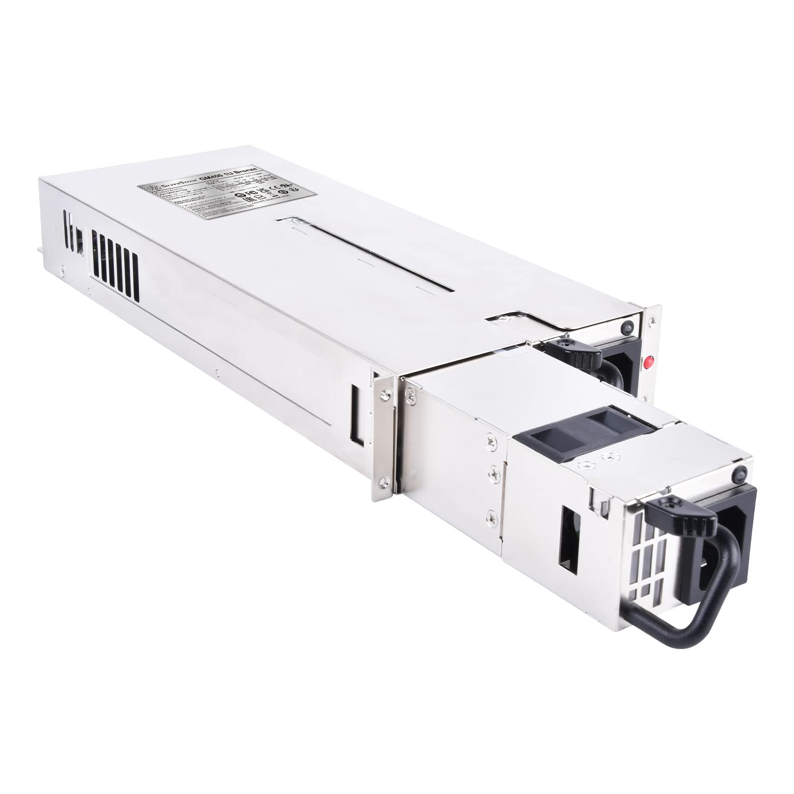 400W+400, 1+1 1U Redundant Gemini Bronze Series, 1U Redundant Form Factor, 40Mm Fan, Efficiency Cybenntics Bronze Certification,