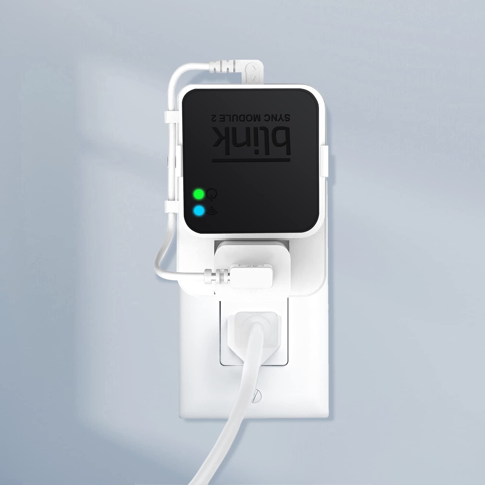 Wdzree Outlet Wall Mount For Blink Sync Module 2,Save Space And Easy Move Mount Bracket Holder For Blink Outdoor Indoor Home Sec