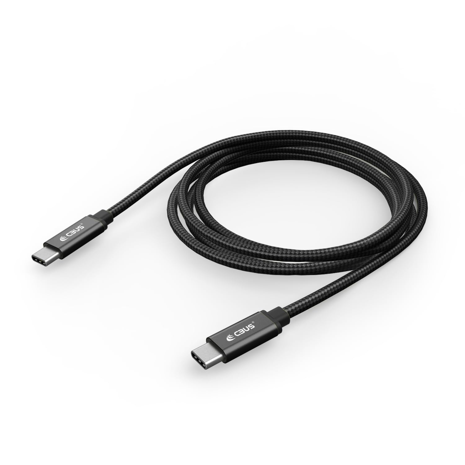 Cbus 10Ft Heavy Duty Braided Usb C To C Fast Charging Cable For Samsung, Lg, Motorola, Google Pixel, Oneplus, Tcl & More (Black,