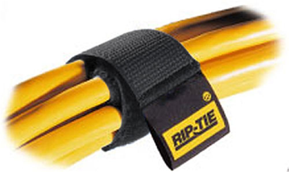 Rip Tie 1X6' Heavy Duty Cablewrap, 10/Pack, Black