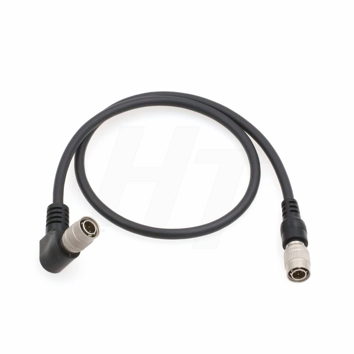 Hangton Power Cable Hirose 4 Pin For Wisycom Mcr54 Sound Devices 688 Mixpre Zaxcom Zoom F8 Recorder Mixer 50 Cm, Right Angle To Straight