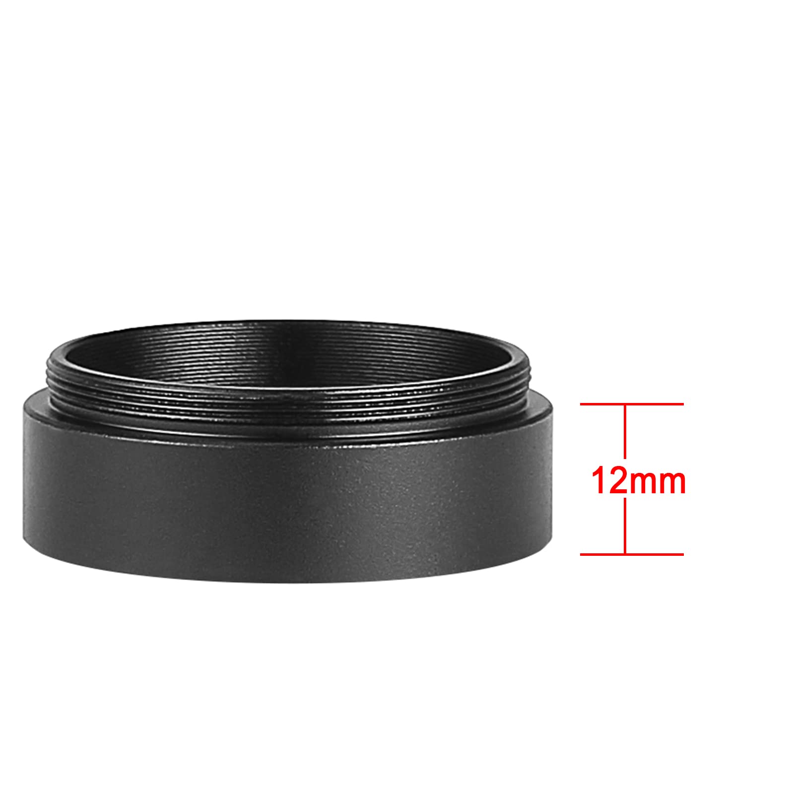 Celticbird 12Mm Astronomical T Thread Spacer Ring / T2 Thread Extension Tube   T Mount Extension Ring   M42X0.75 On Both Sides
