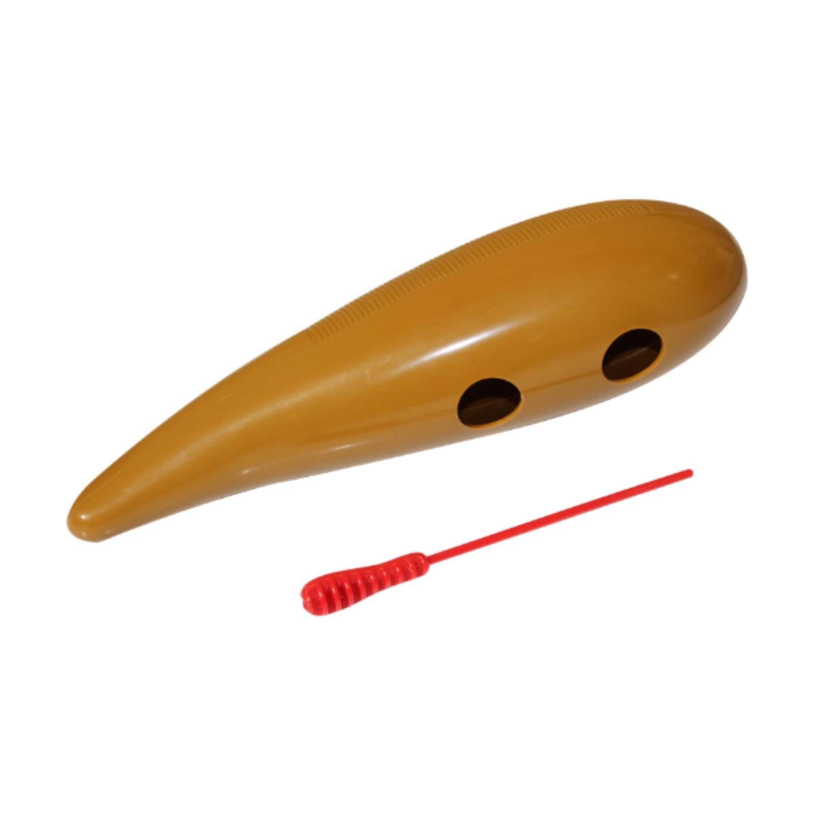 ECOMISTIQ Fish Shaped Guiro Easy to Play Educational Toy for Rhythm Practice Beginners | Other Percussion