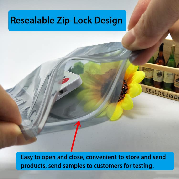 Anti Static Bags, 100Pcs Resealable Esd Bags 4X6In/10X15Cm,Antistatic Bags For 2.5'' Hard Drive Ssd Hdd And Electronic Device