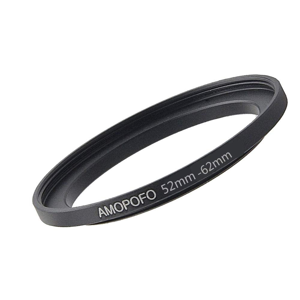 52 To 62Mm /52Mm To 62Mm Step Up Ring Filter Adapter For Uv,Nd,Cpl,Metal Step Up Ring,Compatible With All 52Mm Camera Lenses & 62Mm Accessories