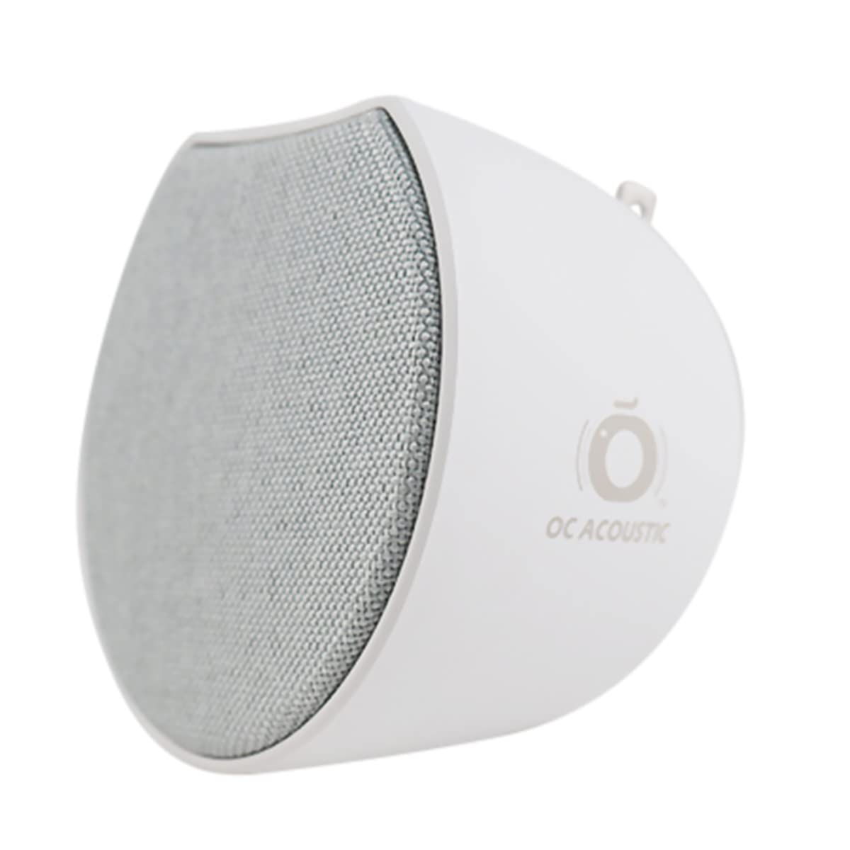 Oc Acoustic Newport Plug In Outlet Speaker With Bluetooth 5.1 And Built In Usb Type A Charging Port (Gray/White)