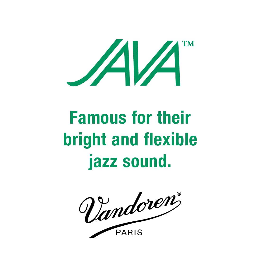 Vandoren Alto Saxophone Reed, Java Green (Sr262)