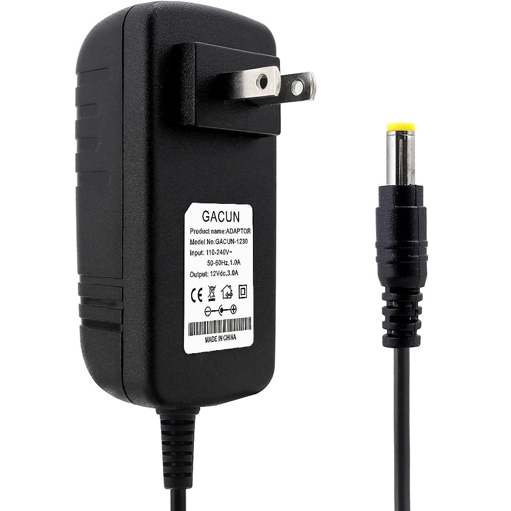 Dc 12V 3A Power Supply Converter Adapter, Yetaida 36Watts Wall Power Converter, 5.5Mm X 2.5Mm Dc Jack,For Led Strip,Cctv Camera,