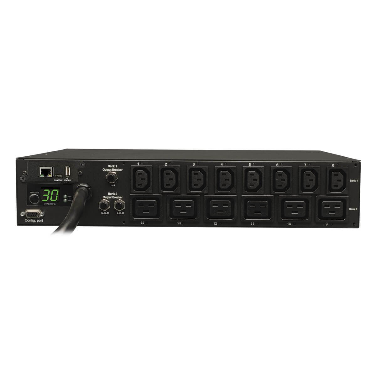 Tripp Lite 5.8Kw Single Phase Switched Pdu With Lx Platform Interface, 208/240V Outlets (8 C13 & 6 C19), L6 30P Input, 15Ft Cord