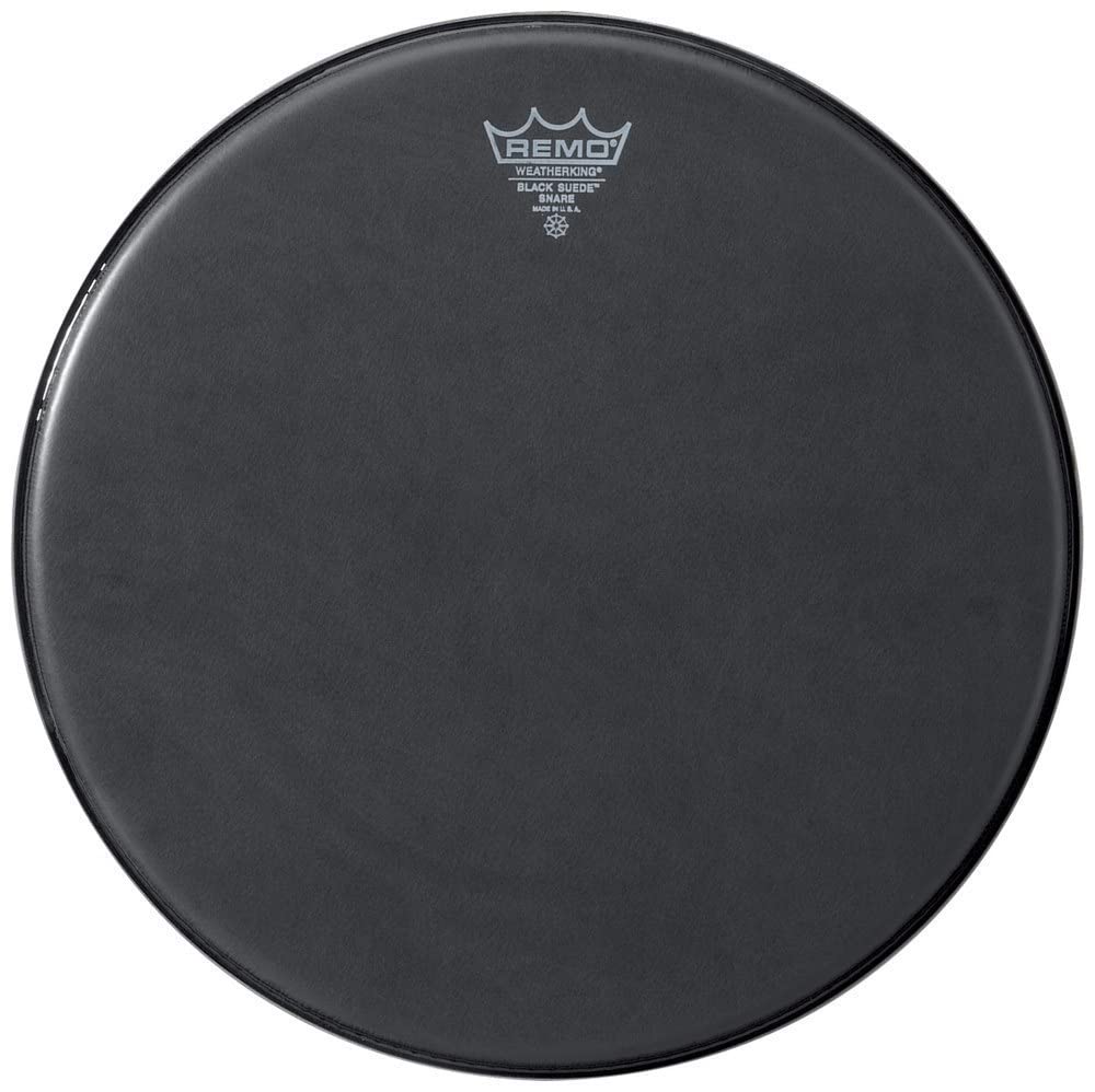 Remo Ambassador Black Suede Snare Side Drumhead, 14''