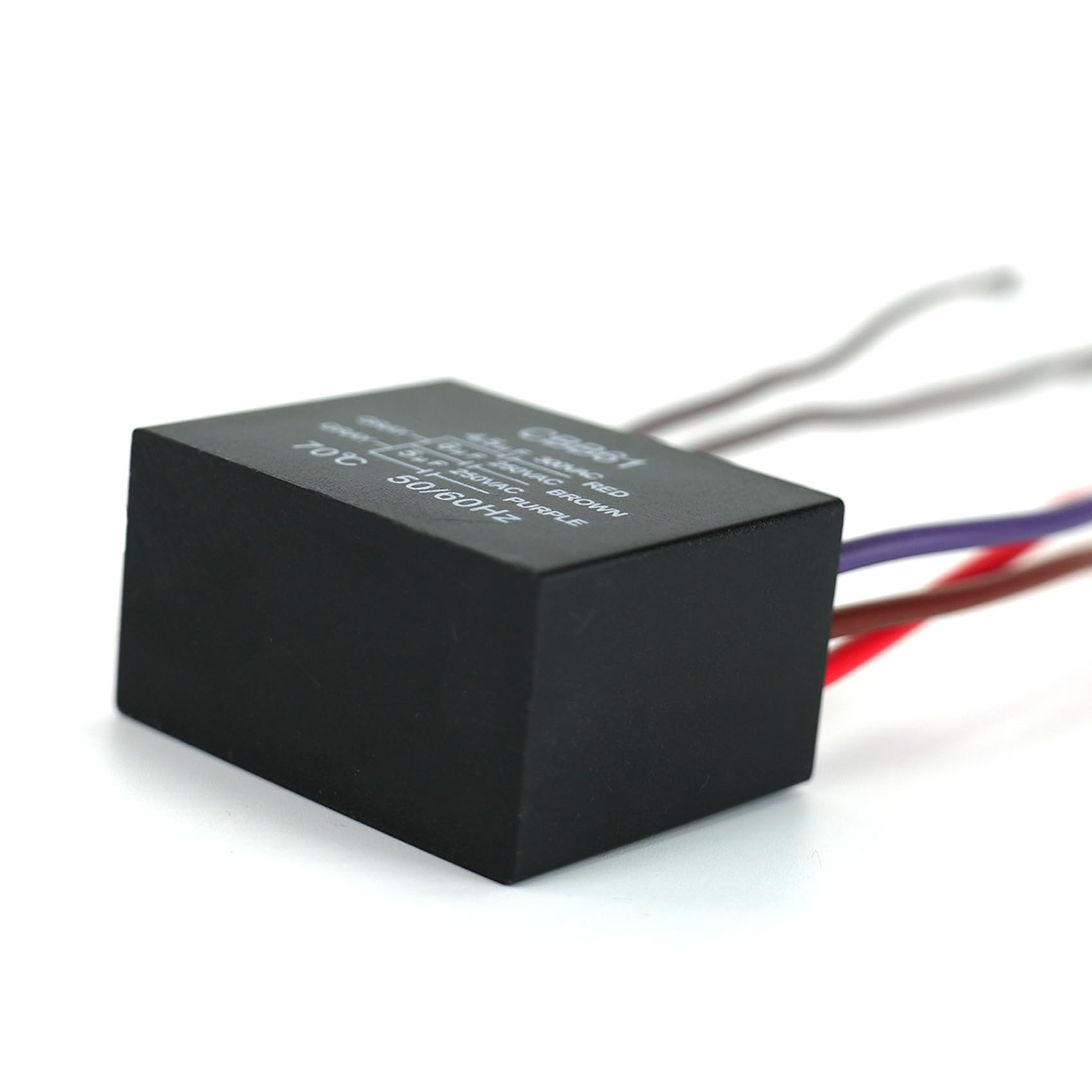 Ceiling Fan Capacitor Cbb61 4.5Uf + 6Uf + 5Uf 5Wire 250V, Ceiling Fan Switch 3 Speed 4 Wire Pull Chain Switch For Fan, Wall Lamp