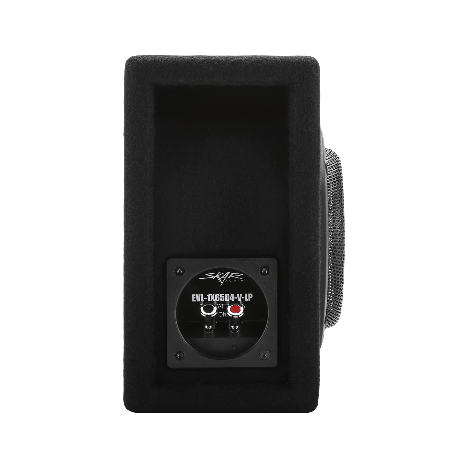 Skar Audio Evl 1X65D4 V Lp 6.5' 400 Watt Low Profile Slot Port Loaded Car Subwoofer Enclosure